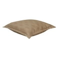thumbnail image 4 of Delara GOTS Certified 100% Organic Cotton 2 Inch Flange Euro Sham Set of 2, 26"X26", Brown, 4 of 4