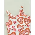 thumbnail image 6 of Boiiwant Toddler Baby Girls Valentine’s Day Jumpsuit Sleeveless Square Neck Heart Print Suspender Flare Pants Spring Cute Overalls 12M-5T, 6 of 9