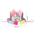 thumbnail image 3 of Head Band Hair Accessory Gender Reveal Baby Crown Happy Birthday Party Hats Prince/Princess Cap Christening TYPE 9, 3 of 8