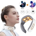 thumbnail image 2 of Electric Neck Shoulder Pulse Massager Kneading 4 Head TENS Magnetic Pulse Heating Cervical Vertebra Relax Pain Relief Massage, 2 of 9
