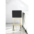 thumbnail image 3 of Pangea Home Dexter Counter Stool Faux Leather Black, 3 of 13
