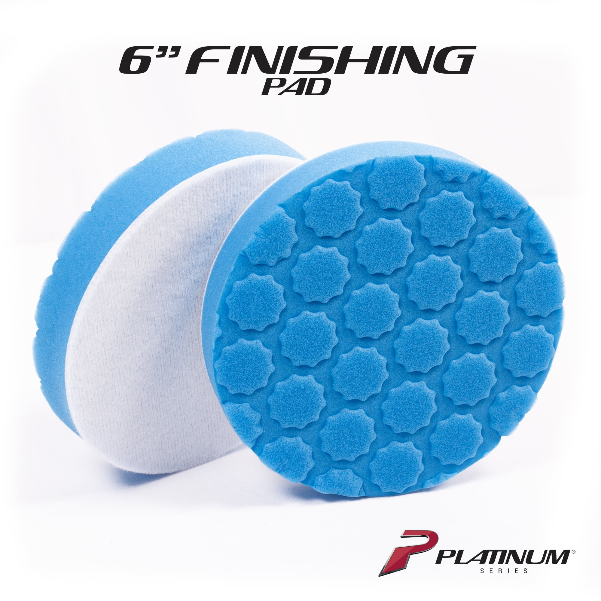 (2 pack) Platinum Series Dual Action Polisher Finishing Pad, 6 inch, 1 Pad