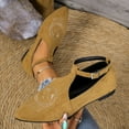 thumbnail image 6 of Brown Ladies' Cultural Flats With Pointed Toe, Comfortable For Everyday And Special Occasions, 6 of 9