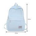 thumbnail image 1 of Mochila escolar coreana para estudiantes, mochilas escolares blancas florales para chicas adolescentes, mochila bonita para mujer, bolsa para libros de marca, mochila de nailon Fivean unisex, 1 of 2