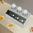 thumbnail image 5 of 110V Commercial Electric Sauce Warmer, Cheese Sauce Dispenser Warmer with 3 Bottles for Homes, Restaurants, 5 of 18