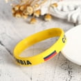 thumbnail image 1 of TEHAUX 6 Pcs Bracelets Ronds en Silicone Style Sportif pour Fans de Soccer, 1 of 6