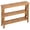 Natural Wood, variant on ZENY 40-Inch Solid Wood Outdoor Console Table, 3-Tier Acacia Wood Sofa Table with Storage Shelves for Patio, Porch and Entryway, Brown
