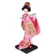 thumbnail image 5 of Muñeca geisha japonesa étnica, figura coleccionable, adorno de 23 cm, estatua artesanal de mujer, muñeca kimono para mesa, estante, regalo para niños Estilo E, 5 of 8