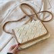 thumbnail image 1 of Bolso tejidos a mano para mujer Bolso tejido de paja informal de verano Bolso bandolera simple elegante, 1 of 9