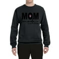 thumbnail image 2 of Wild Bobby, Mom Mode All Day Everyday Mother's Day Unisex Crewneck Sweatshirt, Black, Small, 2 of 6