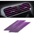 thumbnail image 1 of CARBONLIKE 20 piezas tira de decoración de aire acondicionado de coche para salida de ventilación, Universal impermeable flexible Air Ve ZefeiWu 8390614086425, 1 of 1
