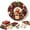 10#, variant on 3D Fabric Poke Wreath DIY Kit, Christmas Wreath Craft Kit for Adults, No-Sew Beginner Handmade Hanging Decoration for Front Door Home Wall Holiday Decor 32*32cm