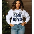 thumbnail image 2 of Let's Go Cowboys Sweatshirt (Faux Sequin Glitter, Embroidery, Dallas Football, Game Day Sweatshirt, Football Team, DTF, Ladies Gift, 2 of 7