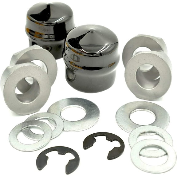 HD Switch Front Wheel Bearing Bushing & Hardware Rebuild Kit Fits Husqvarna Craftsman AYP Poulan Huskee Weed Eater Roper Ryobi 532124959 532009040 583652701 106732X613 491334MA Lawn Mower Tractor