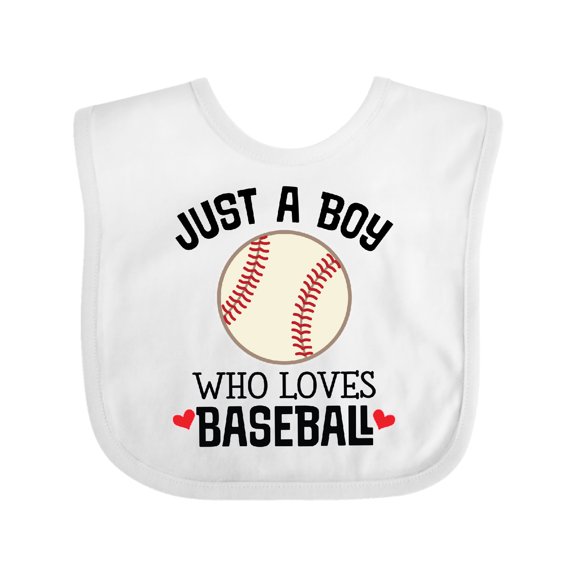 Inktastic Baseball Fan Quote Boys Sports Ball Boys Baby Bib