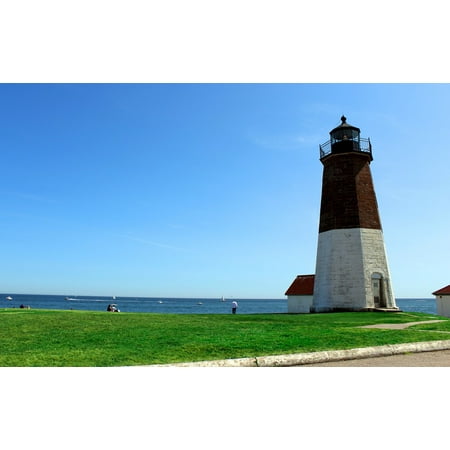 - Framed Art for Your Wall Rhode Island Lighthouse Point Judith Narragansett 10x13 Frame
