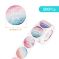 thumbnail image 2 of Uxcell 500pcs 1.5 Inch Thank You Label Stickers for Small Business Bakeries Envelopes Candy Bags, 2 of 6