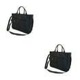 thumbnail image 3 of Style With Trendy And Spacious Tote Bag Fashionable And Versatile Messenger Bag black 2Set, 3 of 6
