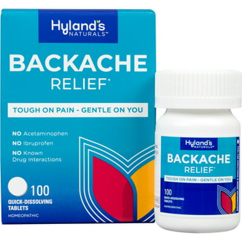 Hyland's Naturals Backache , Natural Pain , 100 s