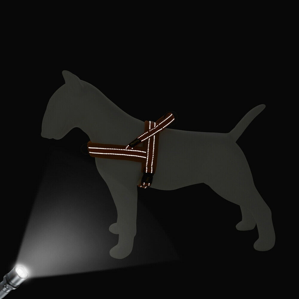 Pet Artist No Pull Dog Pet Dog Harness Reflective Nylon Mesh Padded with Handle Front Leading