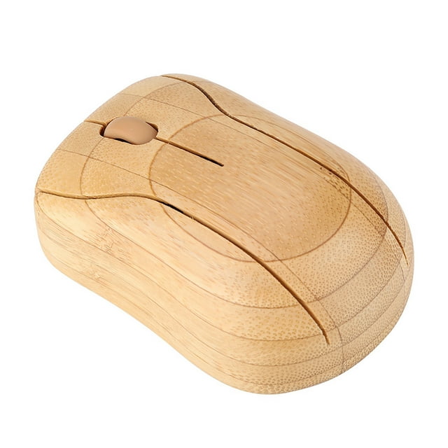 Computer Mouse ,Mini Mouse For Laptop 2.4GHz Bamboo Optical Mouse PC Laptop Computer Wooden Wood