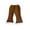 Brown, variant on Cotton Baby Girl Toddler Flare Pants Leggings Casual Loose Solid Color Fall Winter Bell Bottoms Pants for Gifts,Black,1 Years