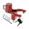 thumbnail image 1 of Gancho colgante para motocicleta Doble horquilla soporte para casco de motocicleta, bolsa de equipaje, colgador para scooters bicicletas metal rojo brillante 1 juego tornillo llave hexagonal llave, 1 of 7