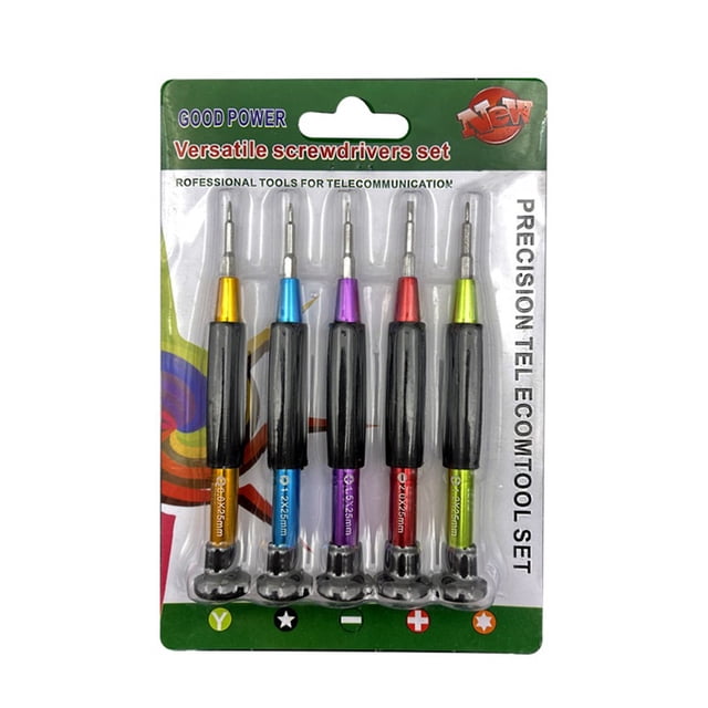 LIKEM 5Pcs Precision Screwdriver Tools Kit For Repair Electronics Notebook Cell Phones