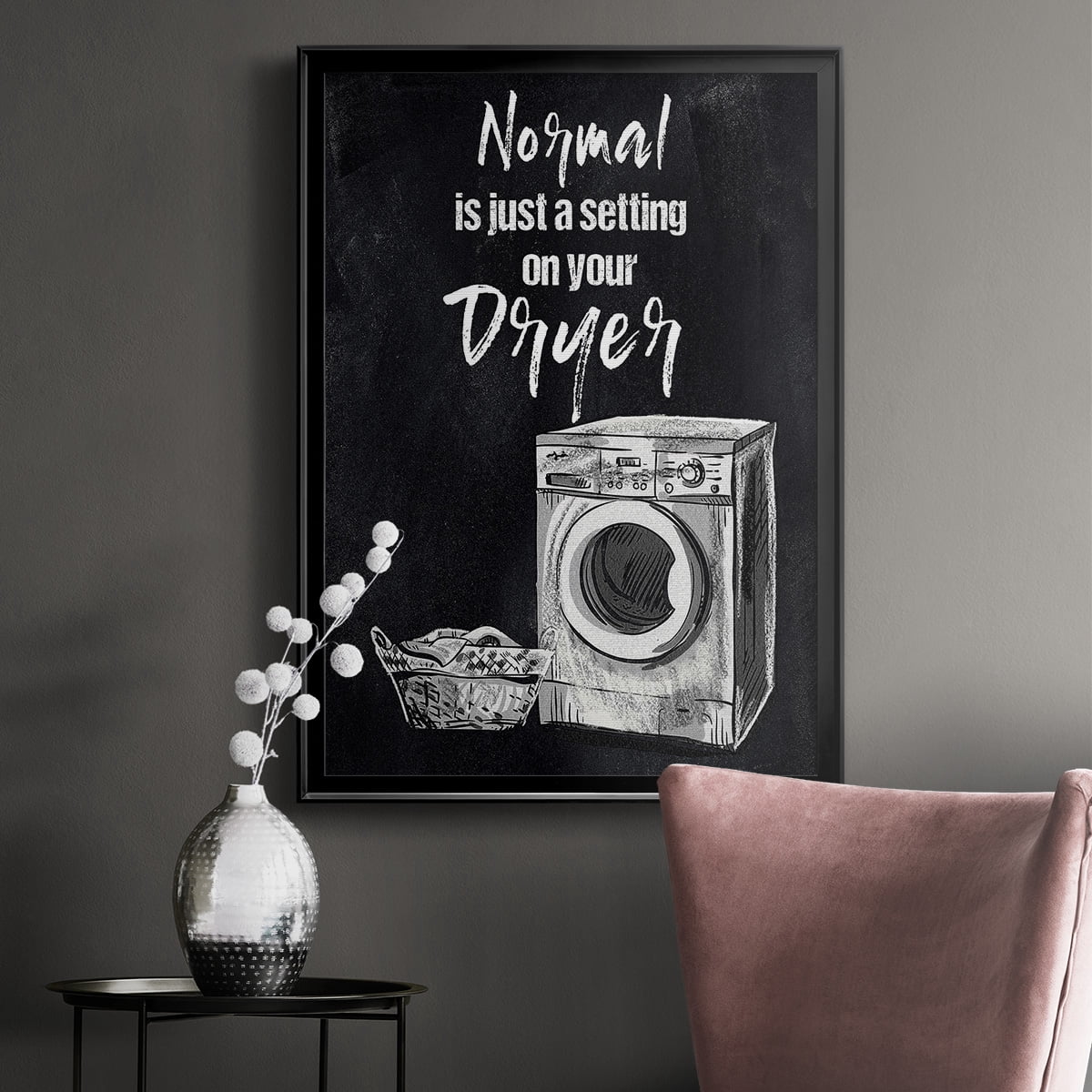 Normal Is Just A Setting Premium Framed Print - Ready to Hang