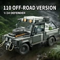 thumbnail image 4 of Anmyjuly 1:24 Defender 110 Diecast Model Car, Tomb Raider Off-Road, Pull Back Light Up, Adult Collection, 4 of 9