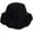 Black, variant on CoCopeaunts Corduroy Bucket Hat Women Autumn Winter Warm Leisure Folds Drawstring Basin Hat Wide Brim Ruffles Fisherman Hat