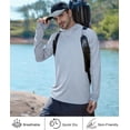 thumbnail image 5 of Lavenicole Men’s UPF 50+ Sun Protection Long Sleeve UV Shirt Rash Guard Swim Fishing Beach Athletic L, 5 of 6