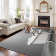 thumbnail image 2 of Koala Bathing Area Rugs 6'x9', Washable Small Throw Rugs for Kitchen Dining room, Modern Abstract Bathtub Cute Animal Shower Indoor Outdoor Rug Non-Slip Low Pile Carpet Runner Reversible Floor Mats, 2 of 8