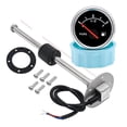 thumbnail image 1 of 240-33ohm Fuel Level Gauge Stainless Steel Marine Fuel Level Gauge Sensor For Car Boat Indicator E-F Range ,High Sensitivity & Precision, 1 of 7