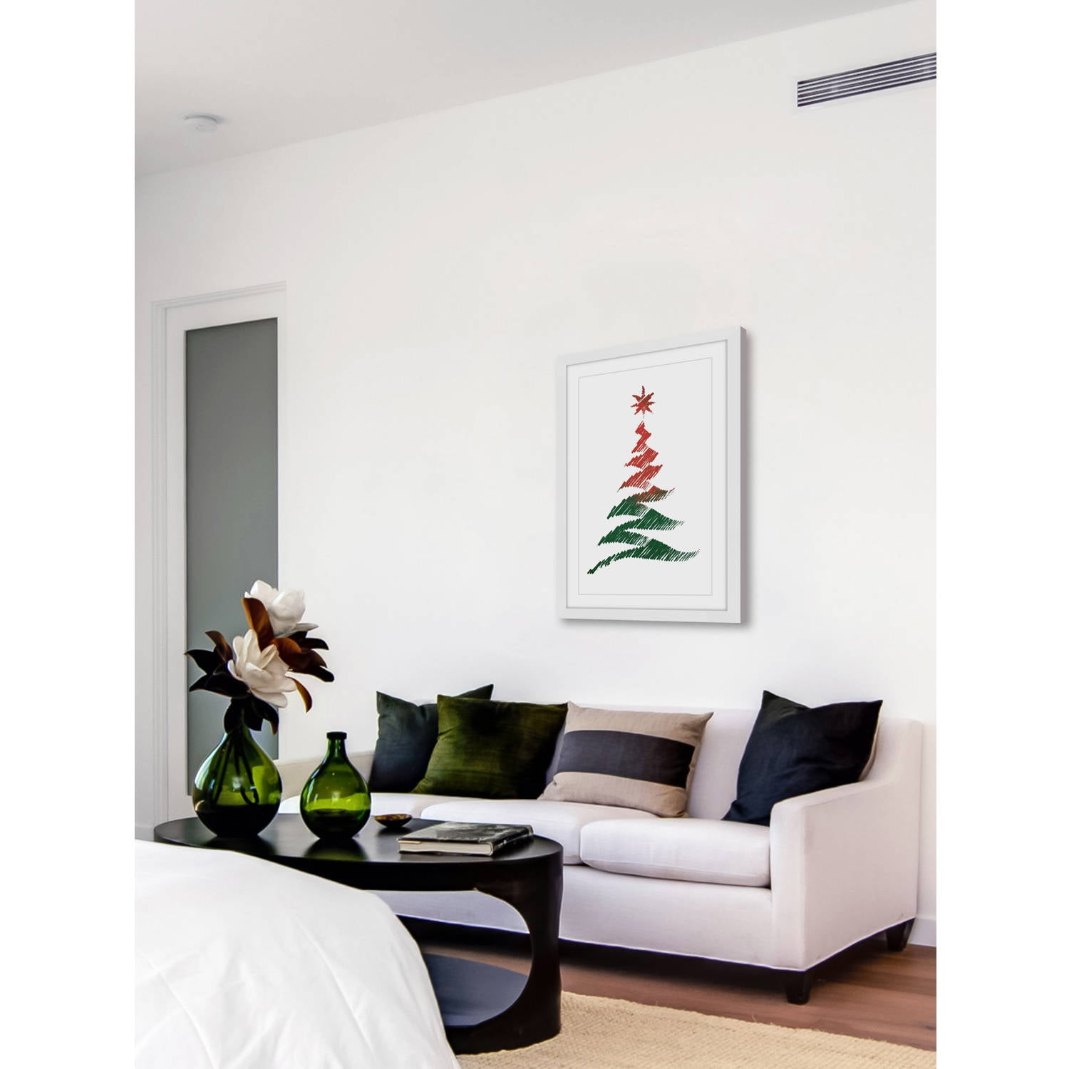 "Watercolor Tree" Framed Painting Print
