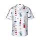 thumbnail image 3 of Camisas hawaianas de moda para hombres, camisas de manga corta con estampado de anclas y hongos, lindas camisetas de dibujos animados para niños, camisas de playa para vacaciones de verano para mujere, 3 of 5