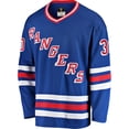 thumbnail image 2 of Men's Fanatics Glenn Healy Blue New York Rangers Premier Breakaway Retired Player Jersey, 2 of 3