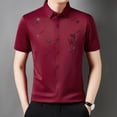 thumbnail image 2 of MDUKONU Chemise Élégante pour Homme Coupe Régulière Résistante aux Plis Chemise Classique Vin G, 2 of 6