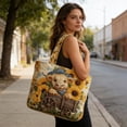 thumbnail image 1 of Cow Quilted Tote Bag Travel Handbag Ideal For Going To The Market And Doing Business And Traveling Or Leisure, 1 of 7