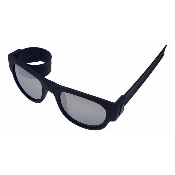 Lentes de sol plegables de pulsera Sersun A8122RP-CM negro Unisex