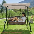 thumbnail image 3 of FlyFlise Outdoor Top Swing Canopy Waterproof Cover Garden Sun Shade, 3 of 8