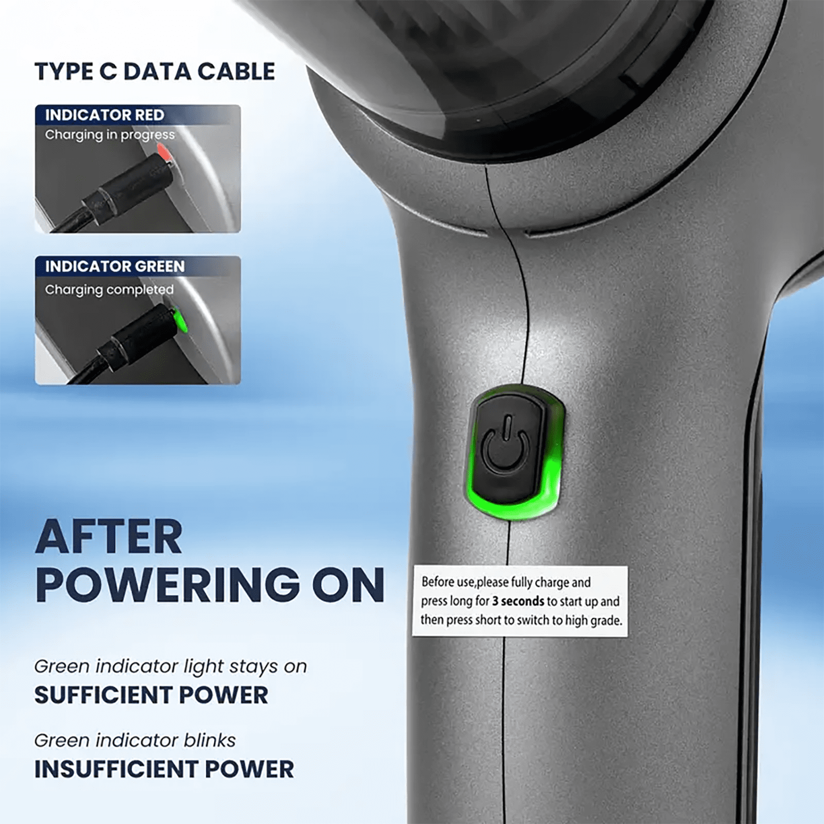 Juyafio High-Power Cordless Car Vacuum 18000Pa, 120W Max Suction 2-Speed, 60Min Runtime, 4-in-1 Handheld Vacuum for Car Pet Hair Home