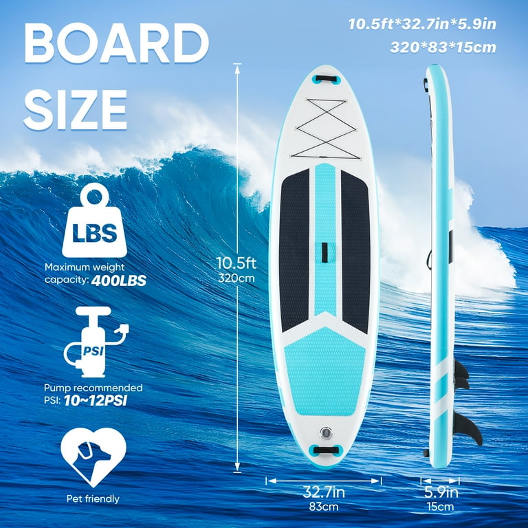 On's ZEN 10'2\" × 33\" WATER SIDE SUPボード redder Zen 10 ft. 8 in. Premium Inflatable Stand Up Paddle