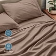 thumbnail image 5 of Bare Home 22" Extra Deep Pocket Sheet Set - Premium 1800 Collection - Ultra-Soft - Queen, Taupe, 5 of 8