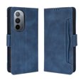 thumbnail image 1 of Case for Motorola Edge 30 Ultra Cover Adjustable Detachable Card Holder Magnetic closure Leather Wallet Case - Blue, 1 of 5