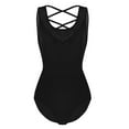 thumbnail image 2 of DPOIS Women's Ballet Dance Gymnastics Leotard Bodysuit Dancewear, 2 of 7