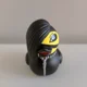 thumbnail image 4 of 5 pack Goth Satanic Duck, VINYL Punk Ducks, Novelty Rock Ducky Ornaments Halloween Decoration Dark Satanic Duck Gothic Gifts Home Décor, 4 of 5