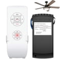 thumbnail image 1 of Control Remoto para Ventilador de Techo Universal, Kit de Ventilador de Techo con Temporizador y 3 Velocidad Remota para Hunter/Harbor Breeze/Westinghouse/Honeywell/otros ventiladores de techo, 1 of 5