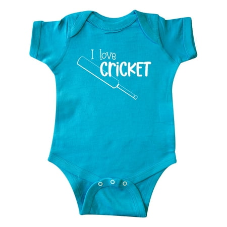 

Inktastic I Love Cricket- Cricket Bat Gift Baby Boy or Baby Girl Bodysuit