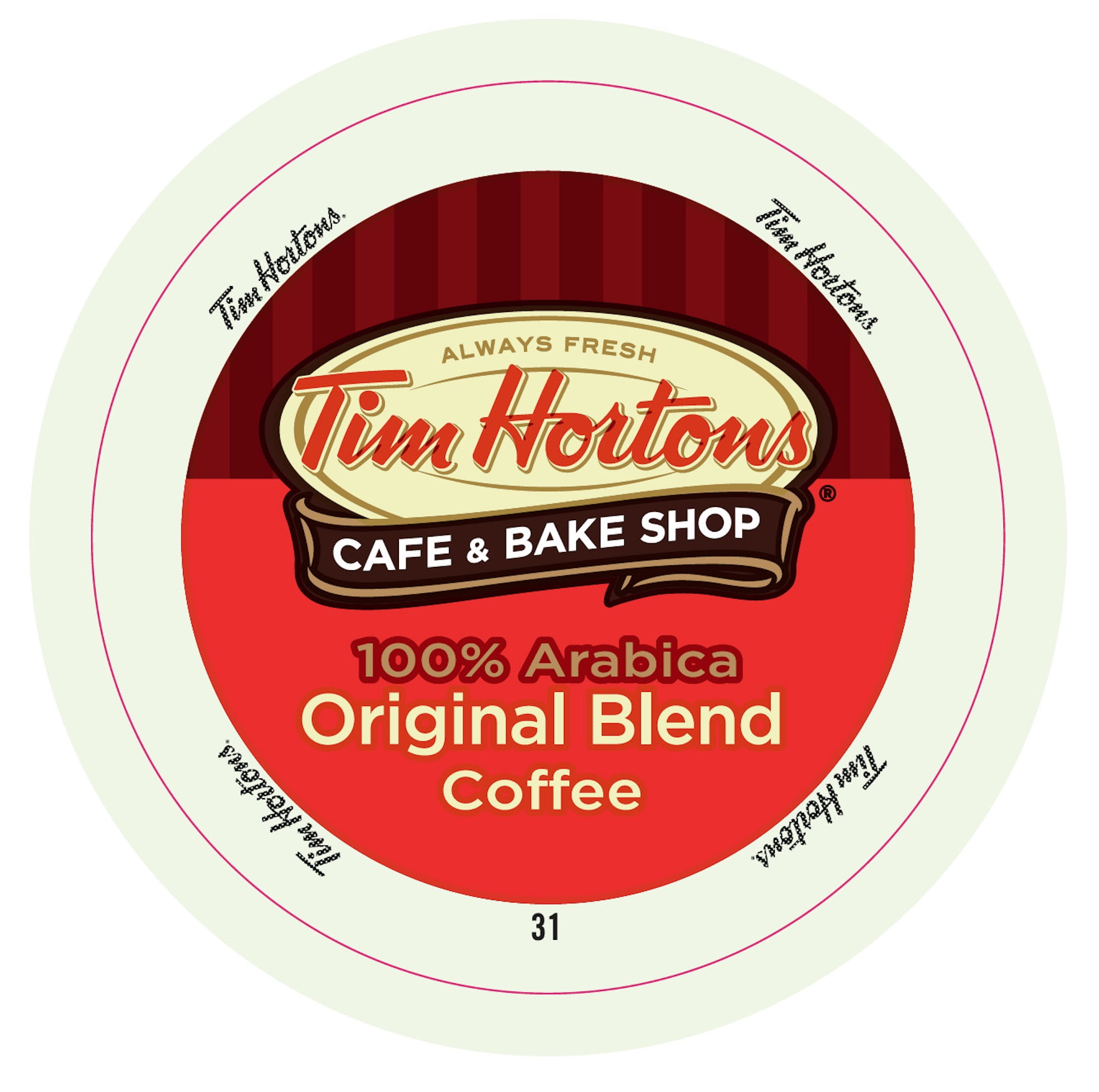 Tim Horton's Original Blend KCup Coffee Pods, 48 Count